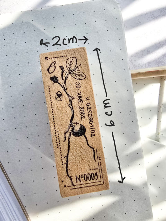 FHTY-2-01 Wooden Stamp