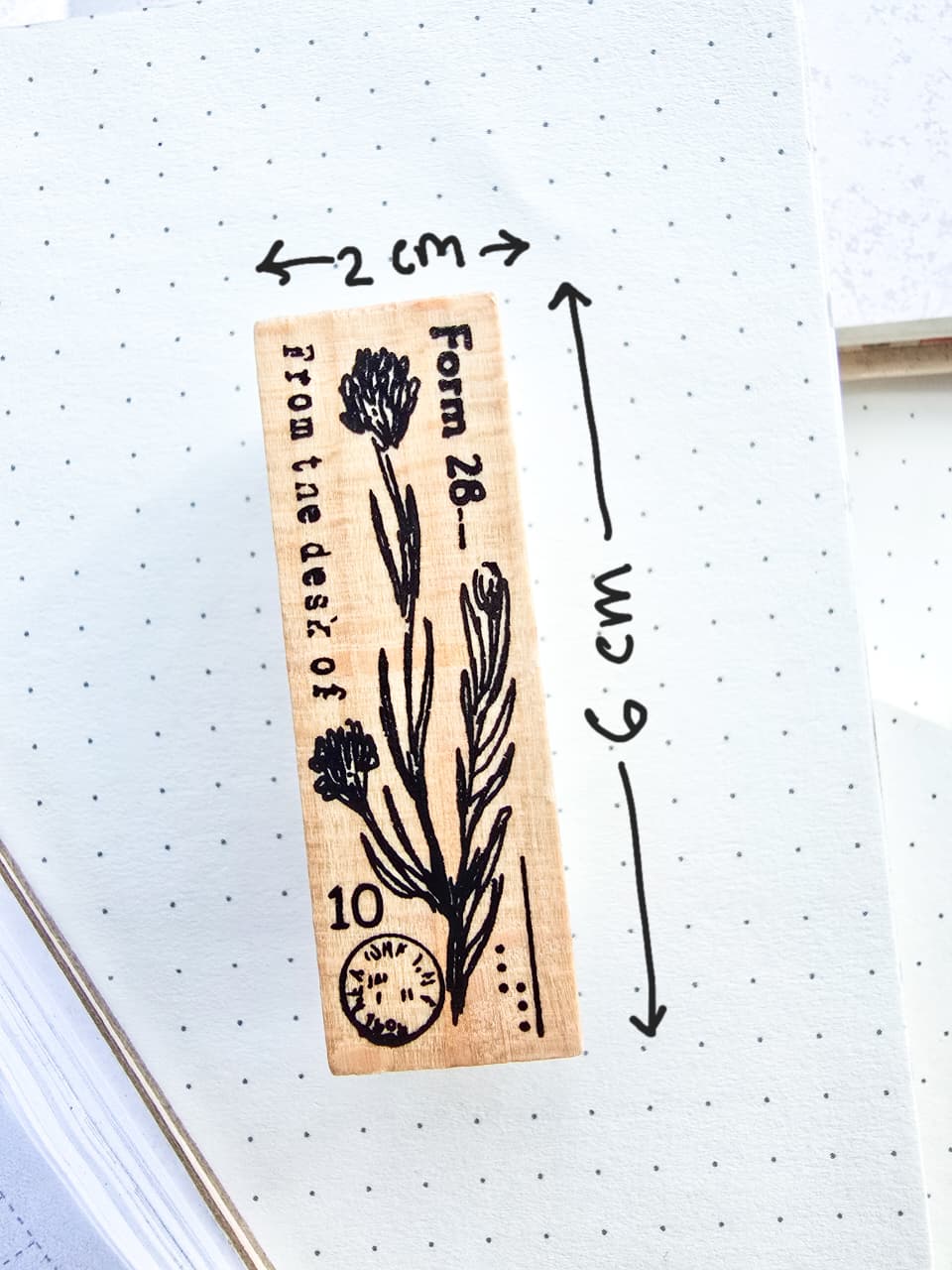 FHTY-2-02 Wooden Stamp