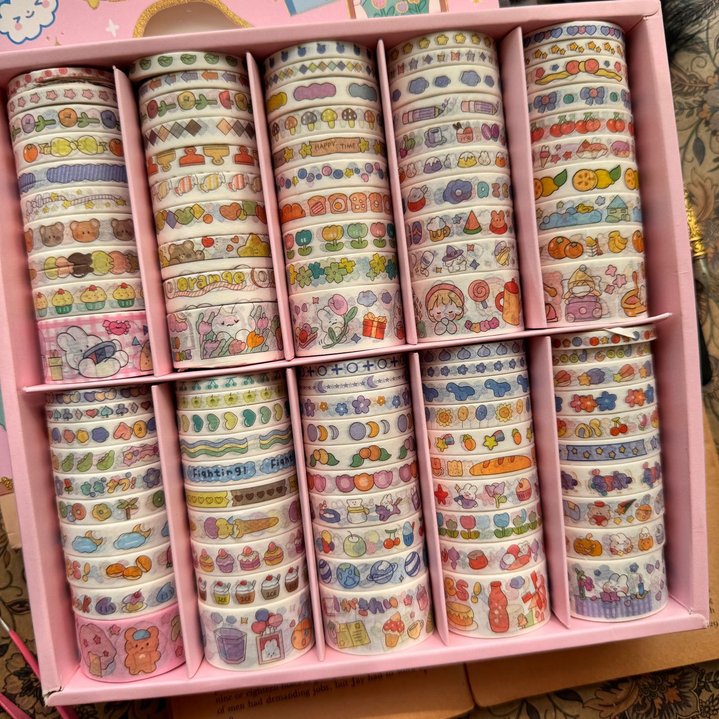 JD2207A - Colorful Washi Tape Set | Length 2mtr Each
