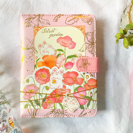 NB-36K-6067-1 Floral Kawaii Premium Notebook | Diary | Size: 12.4 X 16.8 cm