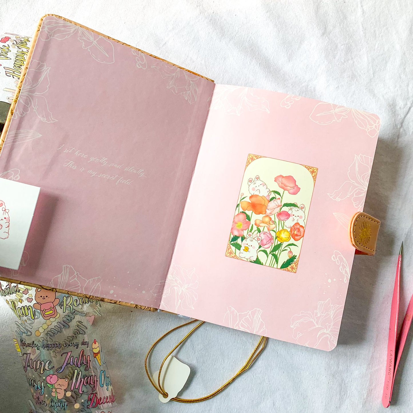 NB-36K-6067-2 Floral Kawaii Premium Notebook | Diary | Size: 12.4 X 16.8 cm