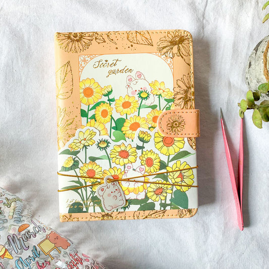 NB-36K-6067-4 Floral Kawaii Premium Notebook | Diary | Size: 12.4 X 16.8 cm
