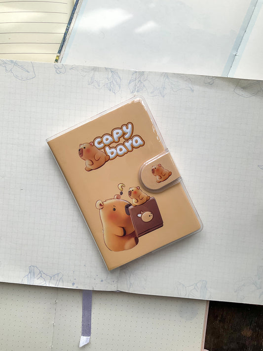 Capybara 150042 A7 Soft Cover Velcro-lock Notebook Ruled 80*2 Pages