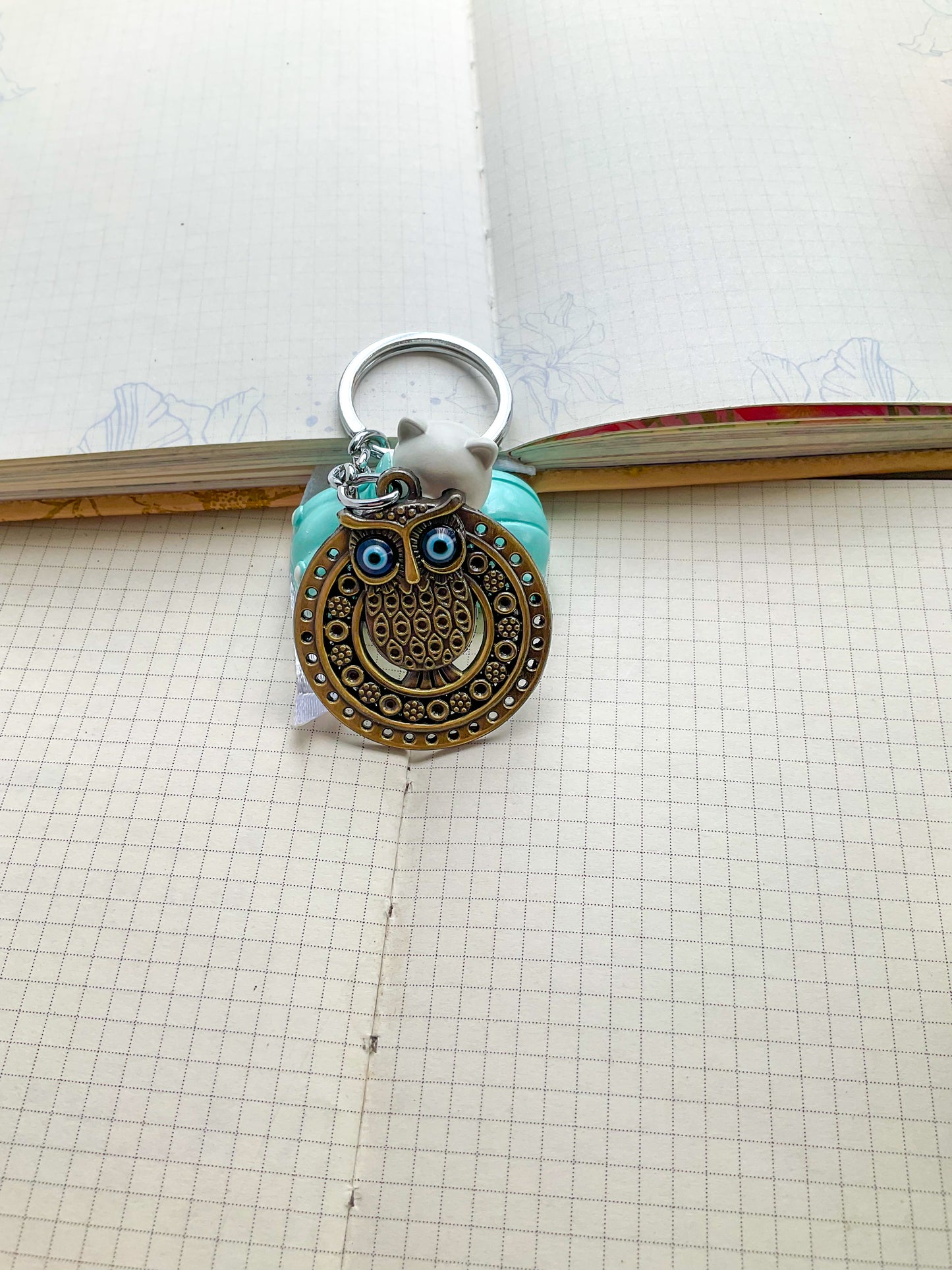 Evil Eye Owl Key chain| AK