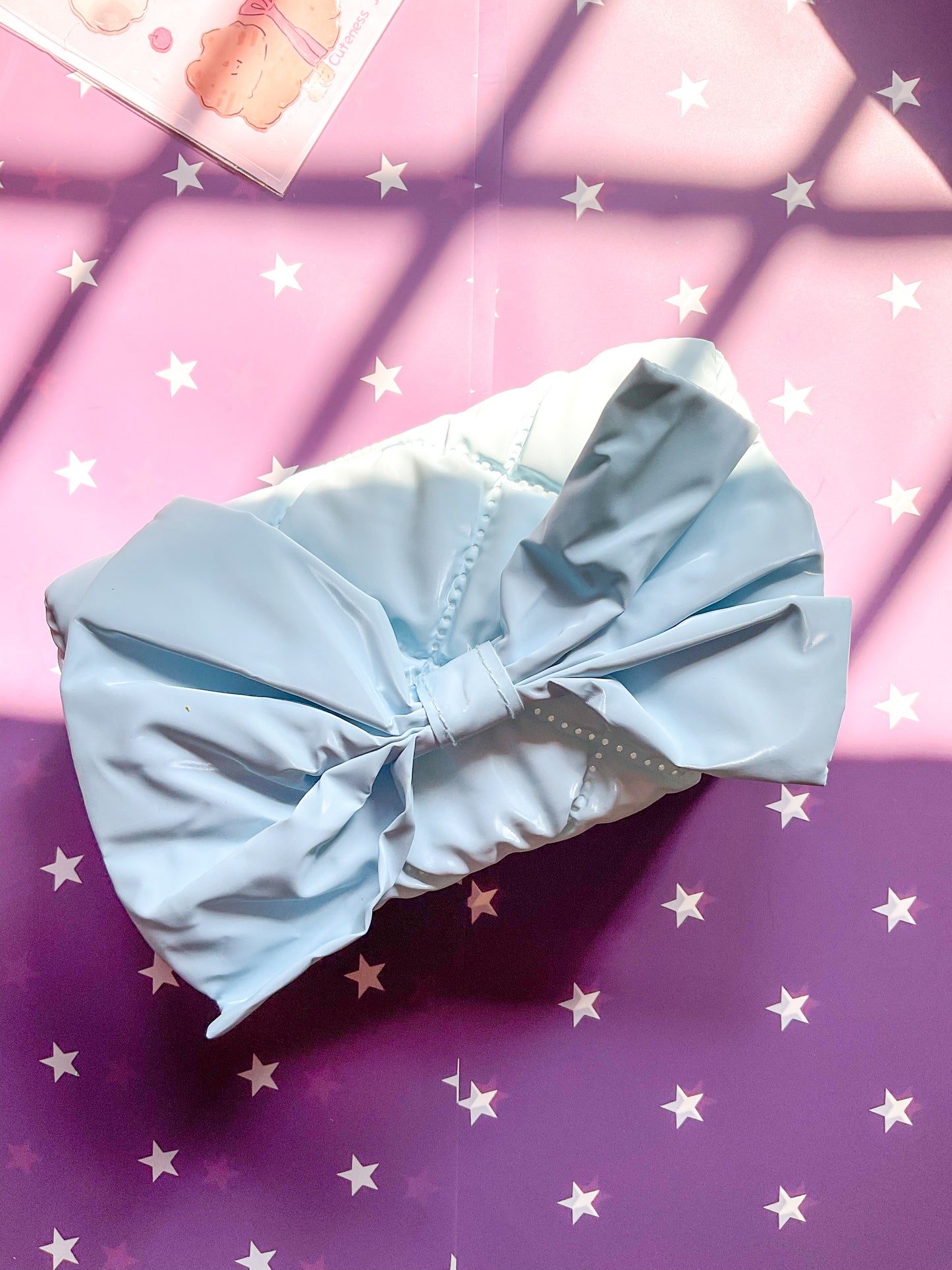 KV53042-R11 Premium Quality Pencil Pouch| Stylish Toiletry Bag Multifunction Cosmetic Bag| Cute Kawaii Pencil Bag Sky Blue