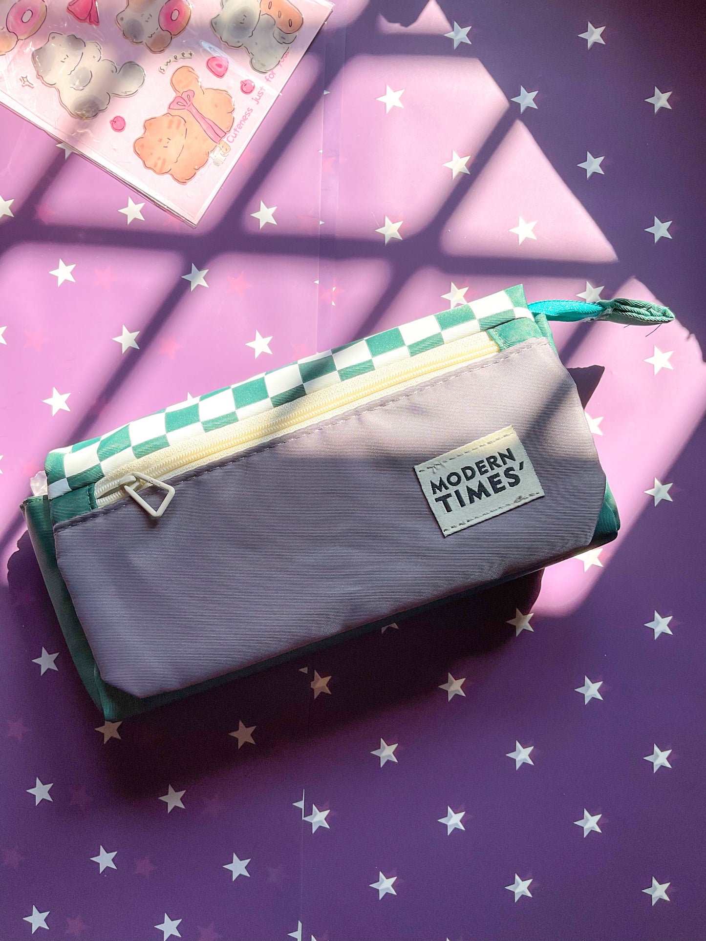 KV53042-R27 Premium Kawaii Pencil Case| Cute Stationery Pencil Bag| Large Capacity Pencil Pouch Green