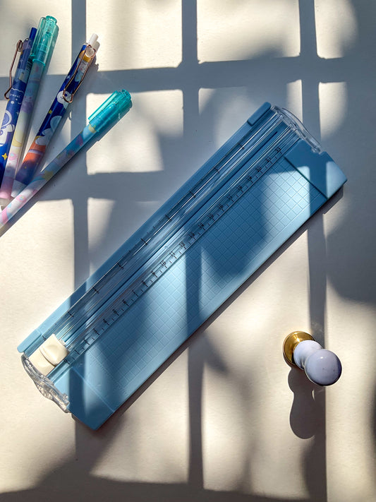 8 Inch Paper Trimmer | Cutter | Sky Blue