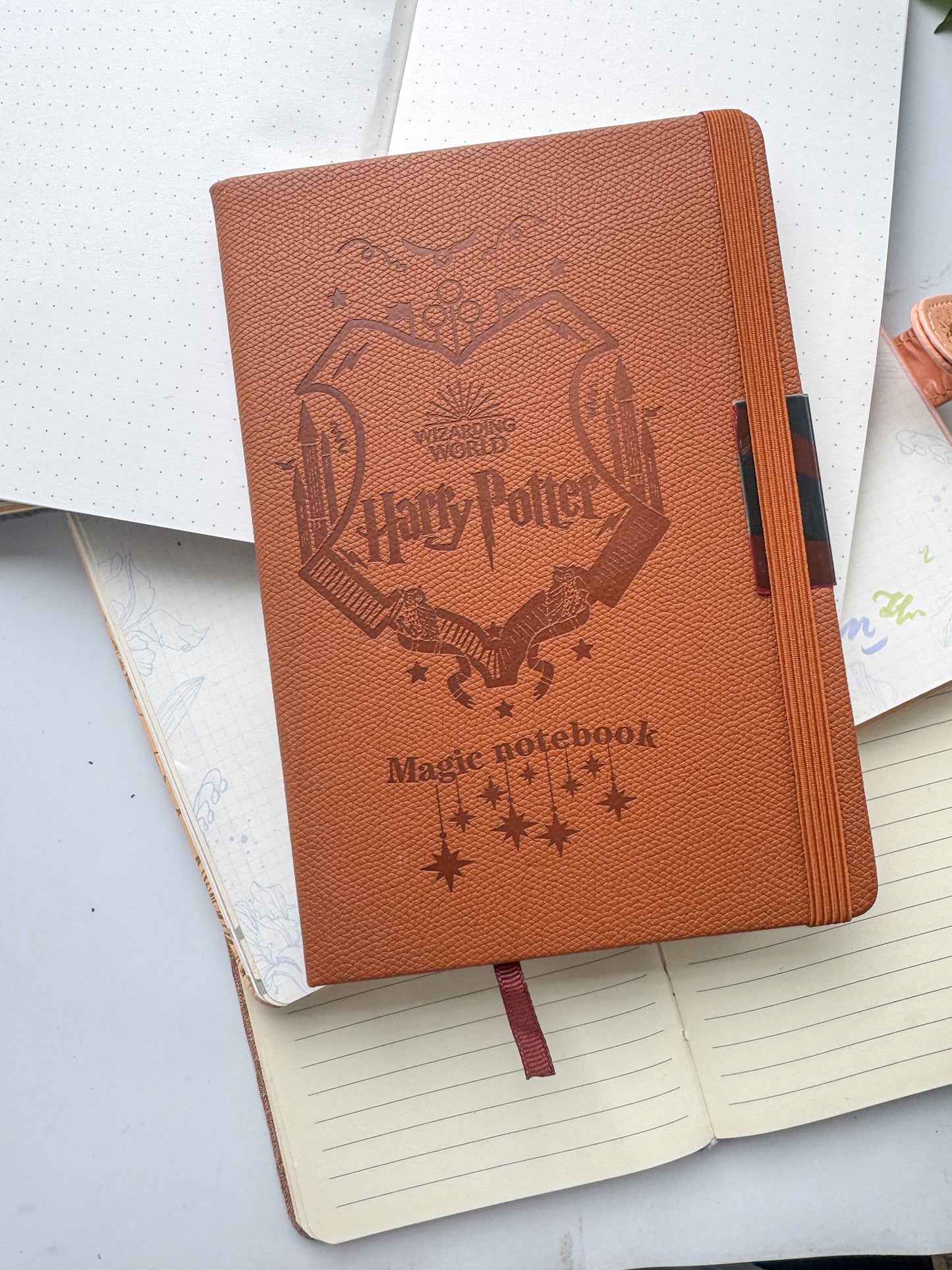 Harry Potter Diary | Brown  Leather Finish A5