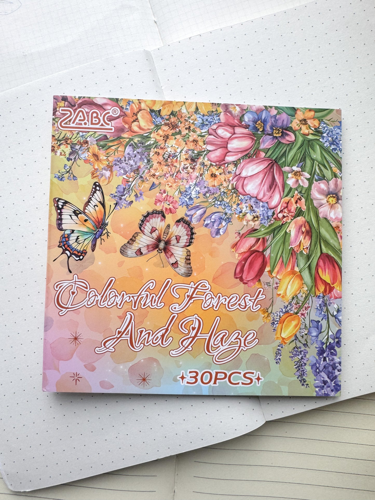 Wssl404 Pet Sticker Book | Colorful Forest | 30 pages