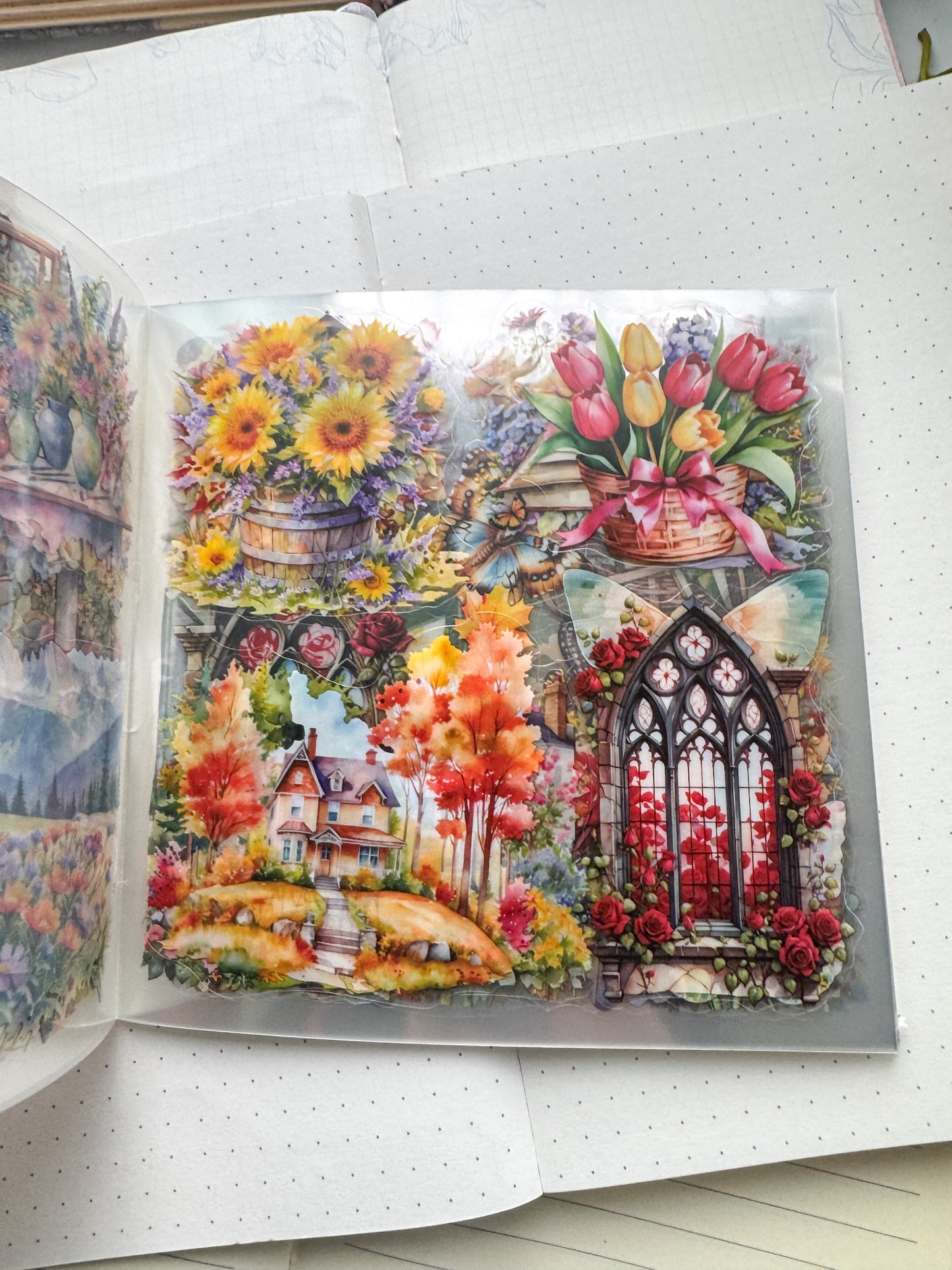 Wssl404 Pet Sticker Book | Colorful Forest | 30 pages