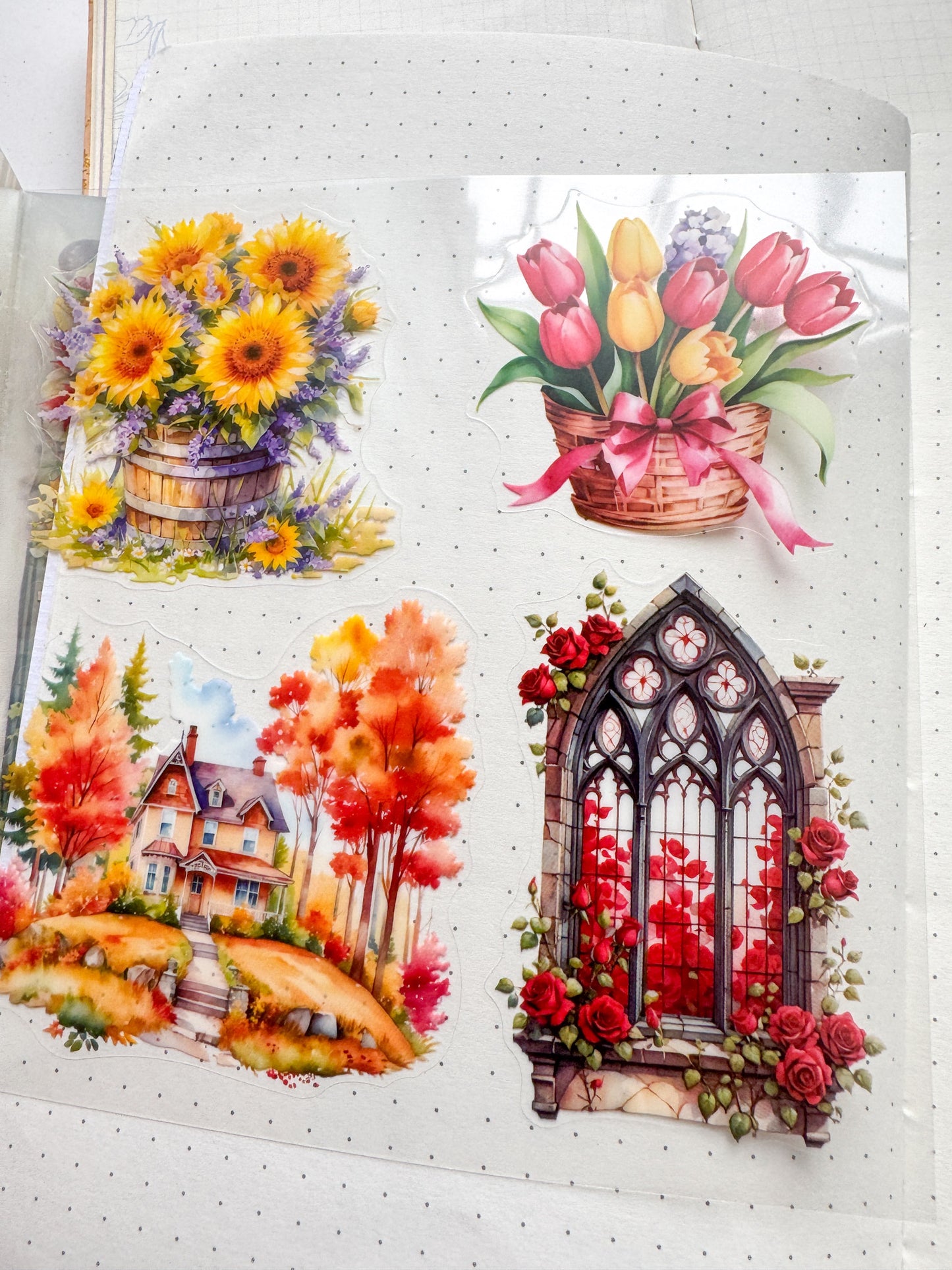 Wssl404 Pet Sticker Book | Colorful Forest | 30 pages