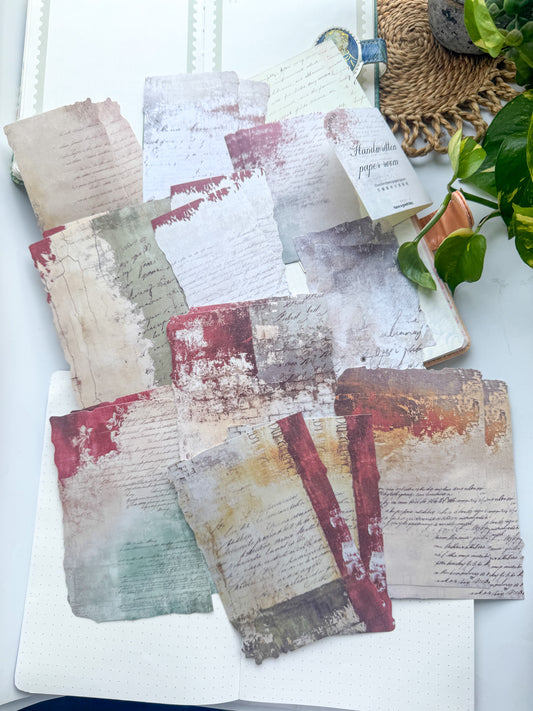 Sxzj006 Vintage Paper Pack | 20 pcs 100*140mm