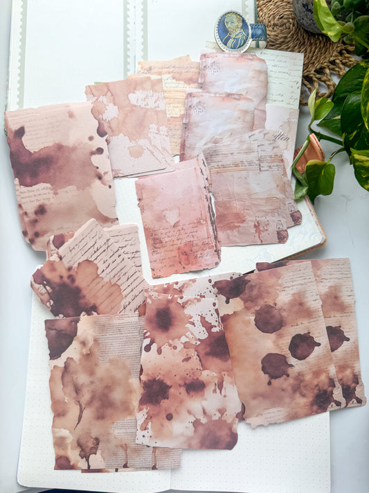 Sxzj004 Vintage Paper Pack | 20 pcs 100*140mm