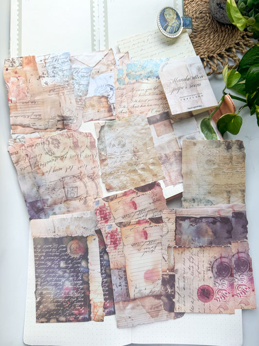 Sxzj003 Vintage Paper Pack | 20 pcs 100*140mm