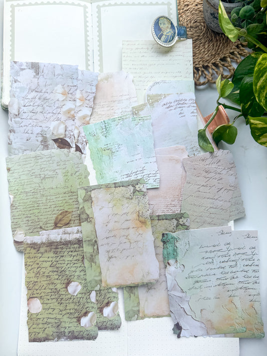 Sxzj005 Vintage Paper Pack | 20 pcs 100*140mm
