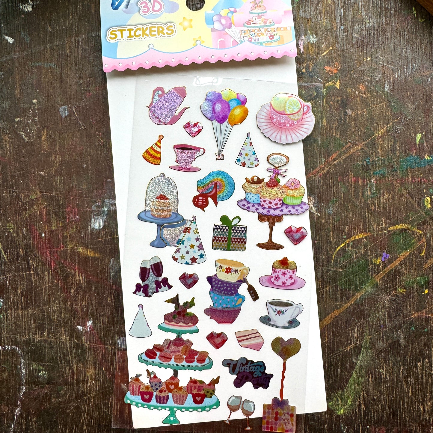 #1 Kawaii glitter sticker | Cute Stickes