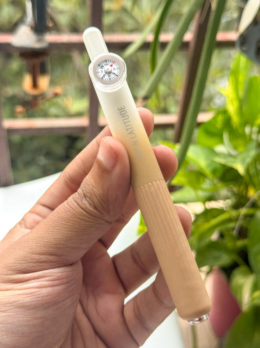 Languo Dodoo Compass Pen Brown