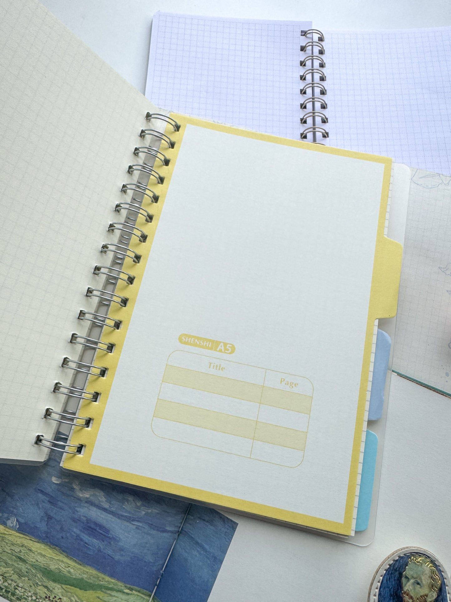 Project Notebook |A5 Notebook Square Grid | Plastic Cover| QbT 14382007 96 Pages