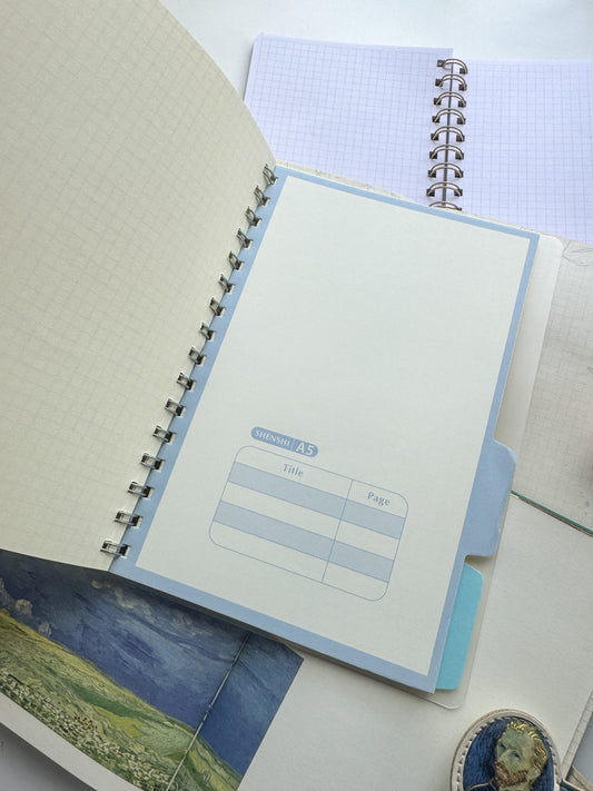 Project Notebook |A5 Notebook Square Grid | Plastic Cover| QbT 14382007 96 Pages