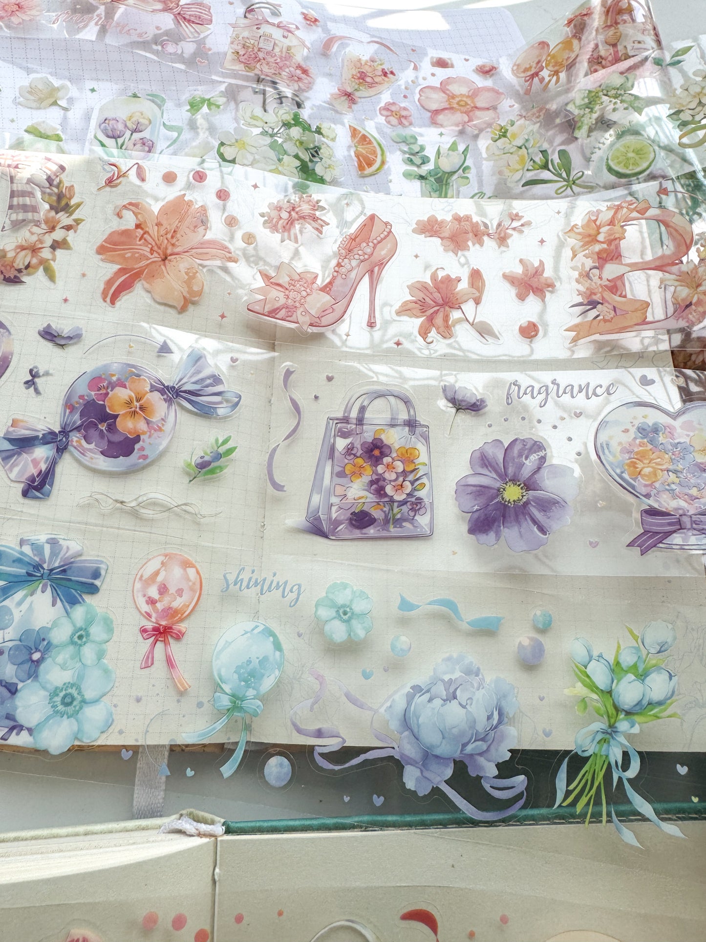 Bhfm603 Floral Dreams Pet Sticker Sticker Roll | 60mm*2m Pack of 6