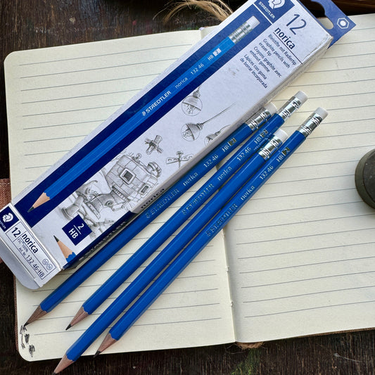 1 pc Staedtler Norcia pencils black  2 HB Sketch material