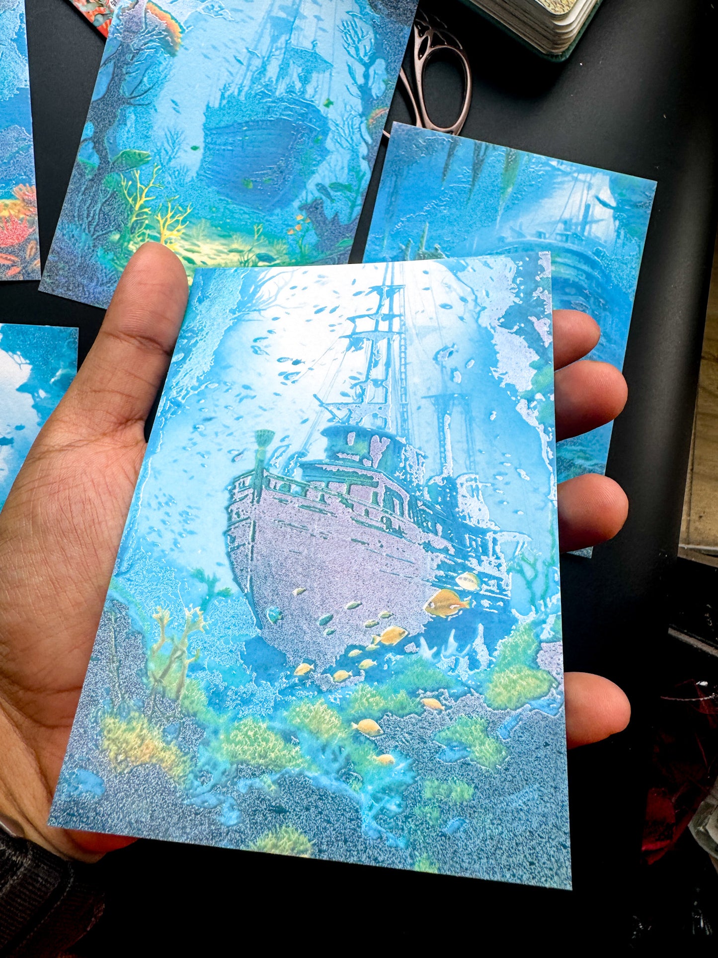 MHD-SHGD002-Sea Theme Paper Sticker 5 Sheets |100X140mm