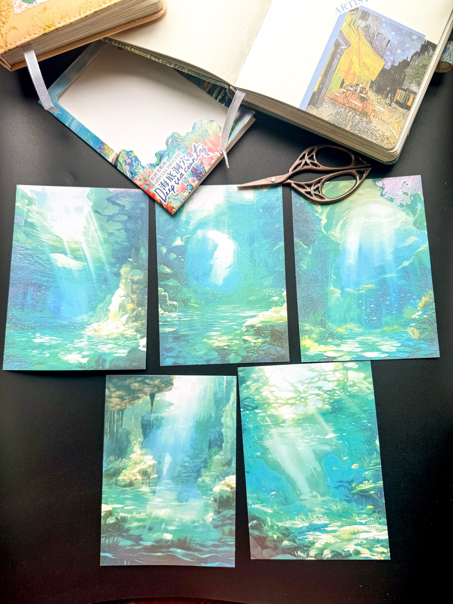 MHD-SHGD003-Sea Theme Paper Sticker 5 Sheets |100X140mm