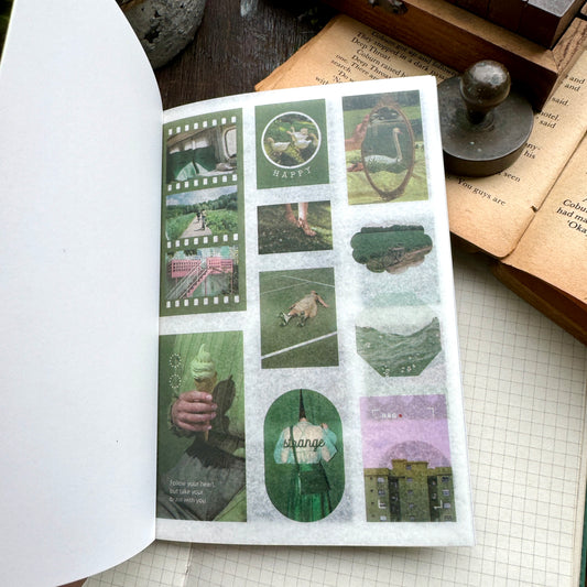 KQ991MK Paper Cutout & Sticker Book with Paper Sticker Pet Sticker | 20 Sheets | Sticker Booklet