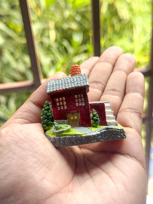 Miniature Homes Ceramic Models With Fridge Magnet Back #3