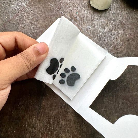 8899 D Glisten Starlight Transparent Sticky Note Pad Cat Memo Pad   | 75x75 mm 50 sheets