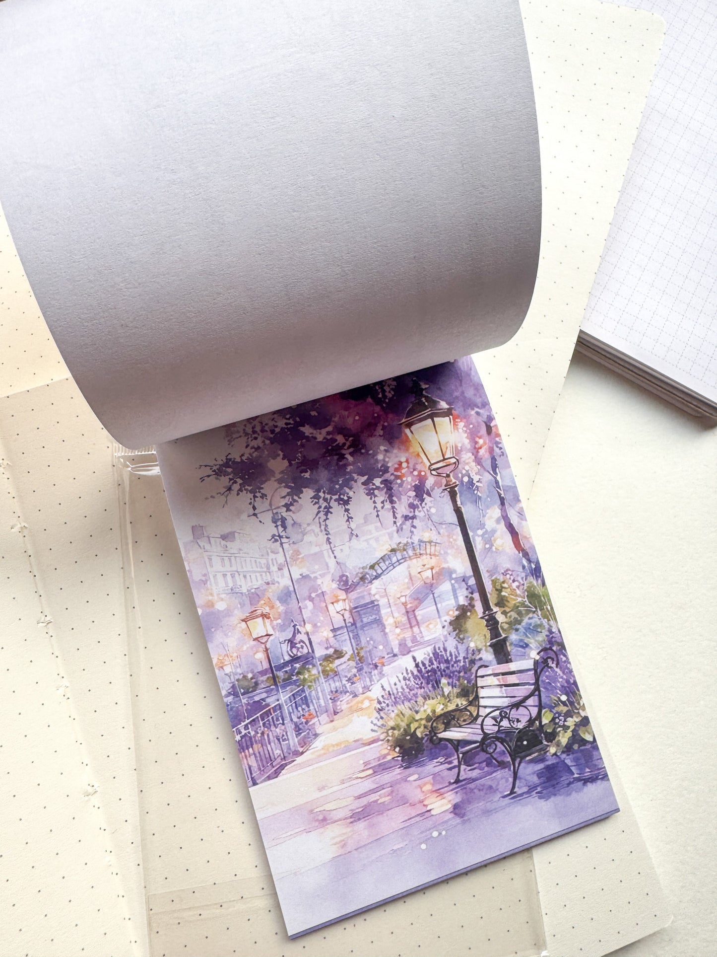 Cxyx-602 Fantasy Purple Garden Vintage Paper Pack | 30 pcs