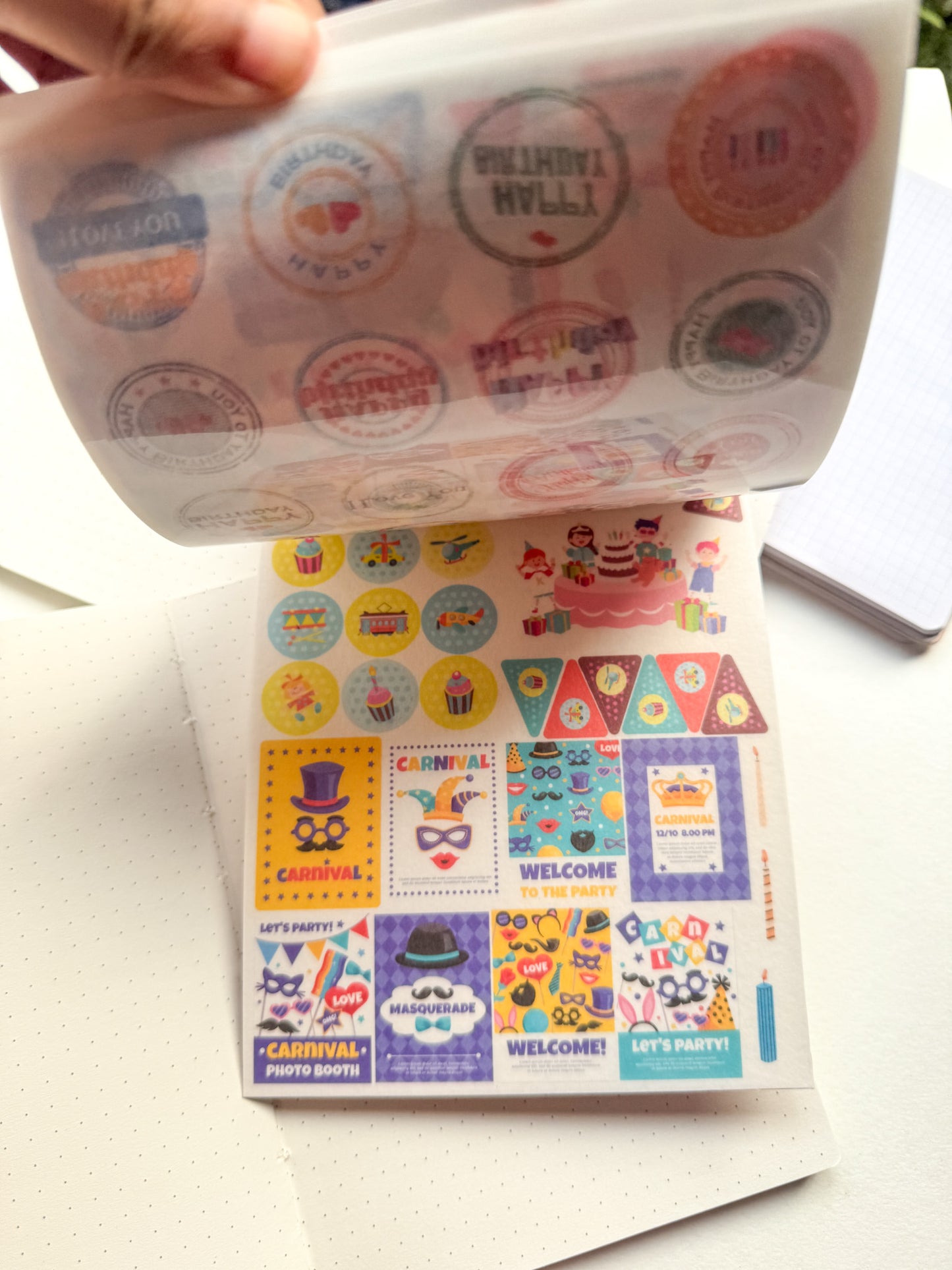 Sqhjb403 Gorgeous Celebration Deco Sticker Book | 24 pages