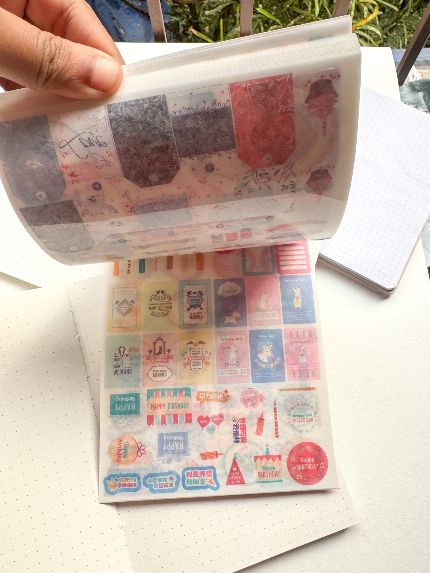 Sqhjb403 Gorgeous Celebration Deco Sticker Book | 24 pages