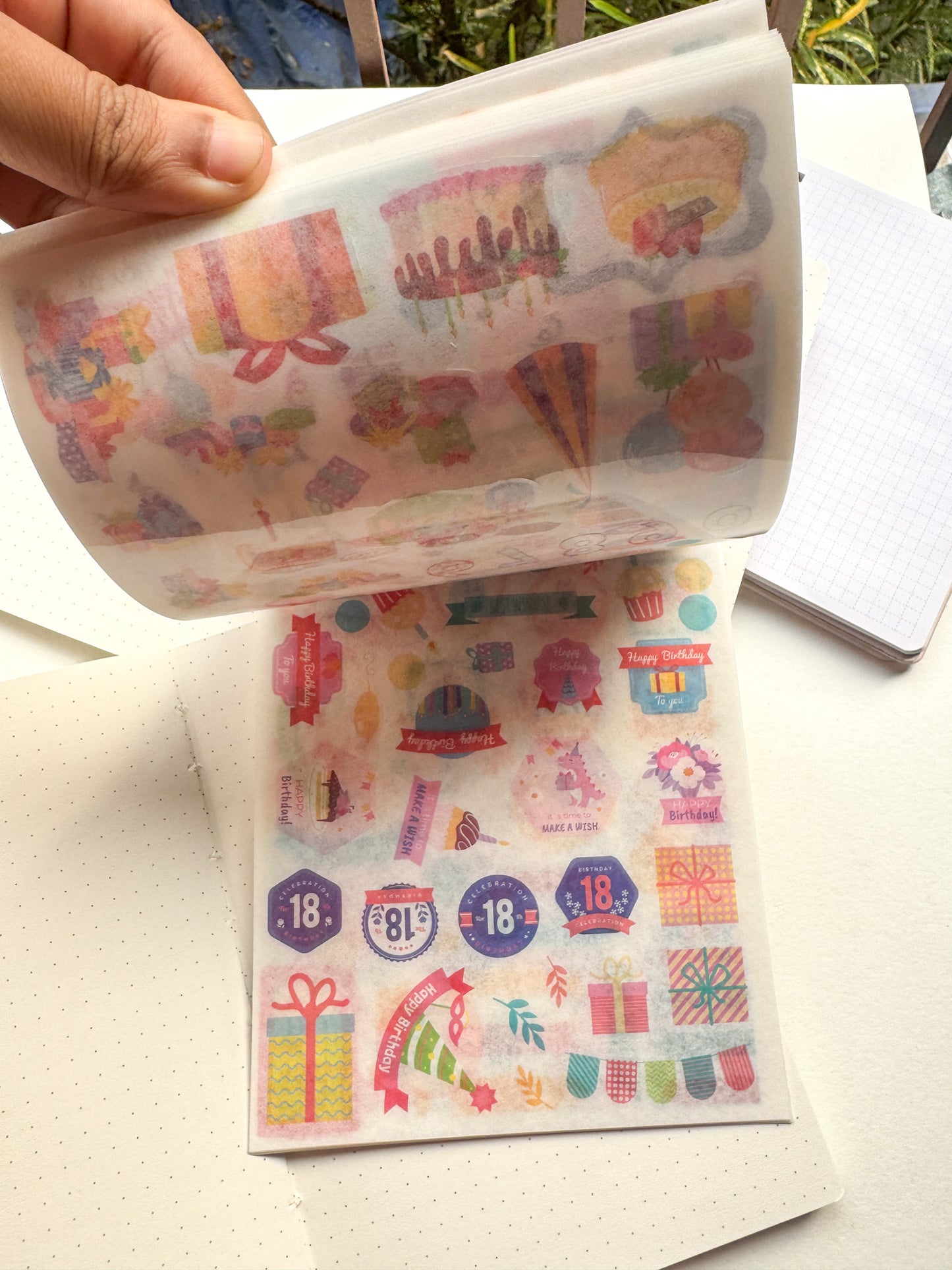 Sqhjb403 Gorgeous Celebration Deco Sticker Book | 24 pages