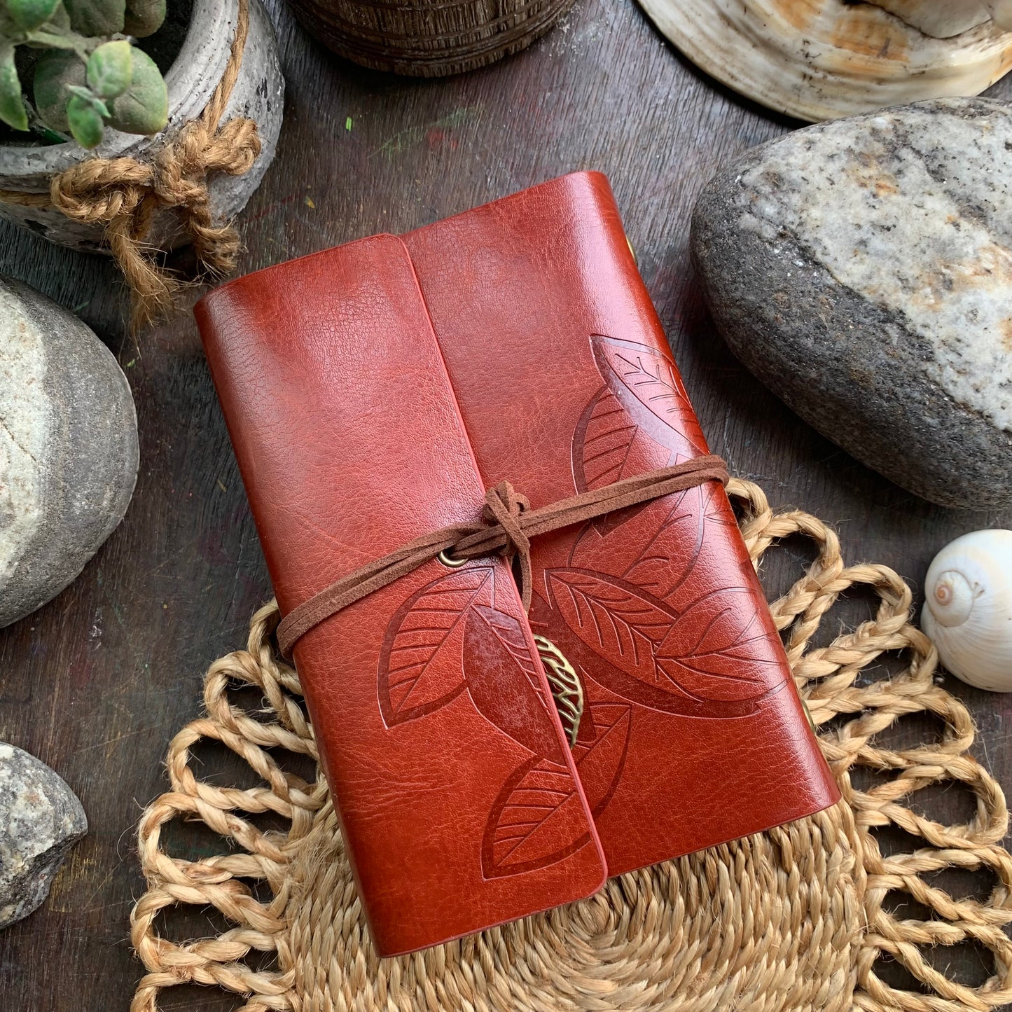 Mg265e3  A6 Vintage Journal Notebook with Craft Paper