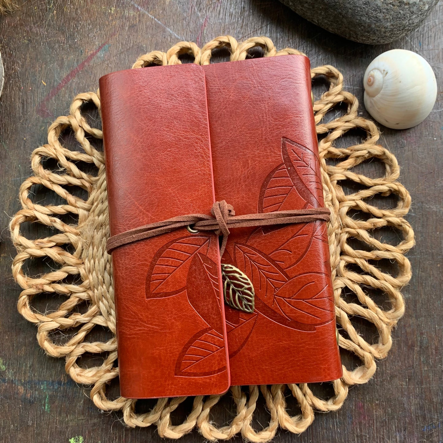 Mg265e3  A6 Vintage Journal Notebook with Craft Paper