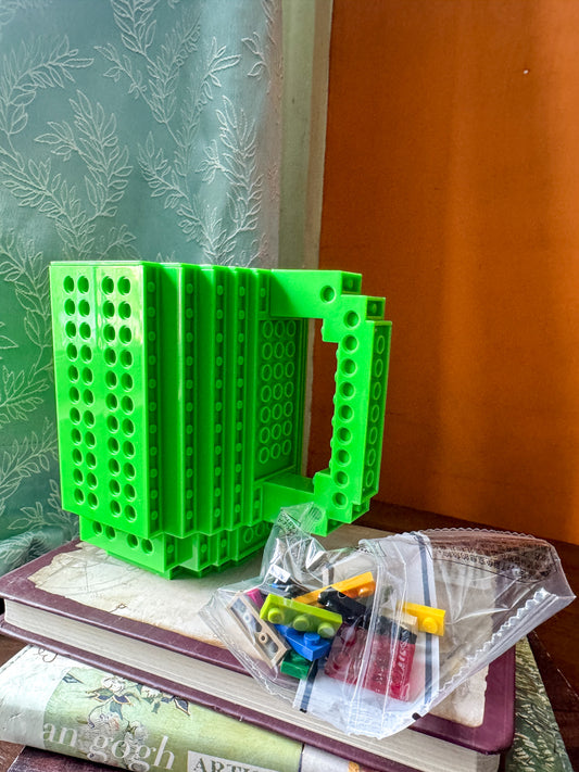 Lego Themed Coffee Cup Green