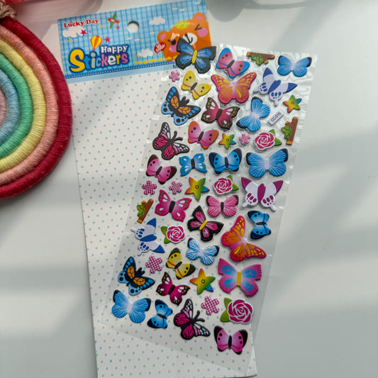 Cc015 Butterfly | Chipboard Sticker | Kawaii | 1 pc Sticker Sheet | Pre Cut Stickers