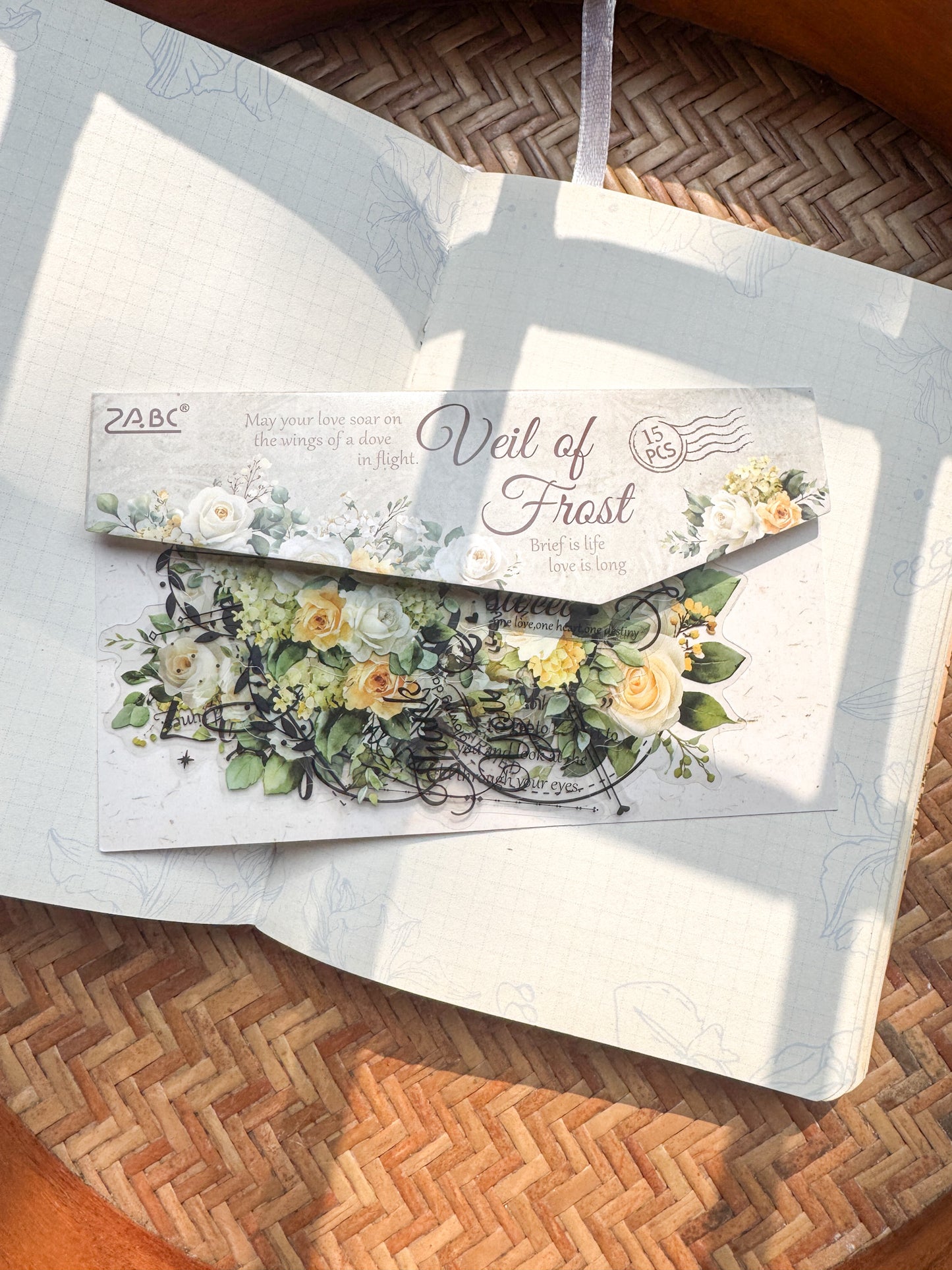 Tysy602 Prism Wander Transparent Pet Sticker | 15 pcs