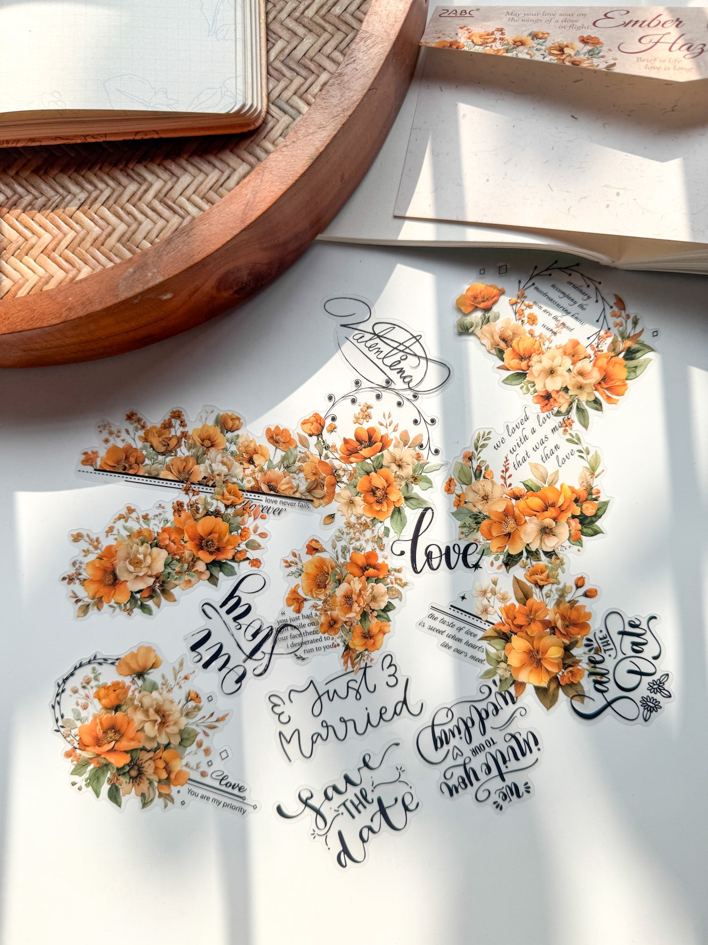 Tysy603 Prism Wander Transparent Pet Sticker | 15 pcs