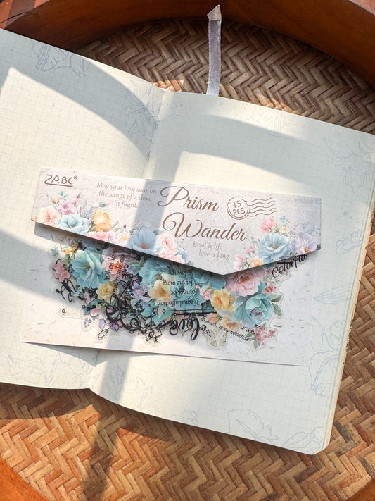 Tysy606 Prism Wander Transparent Pet Sticker | 15 pcs