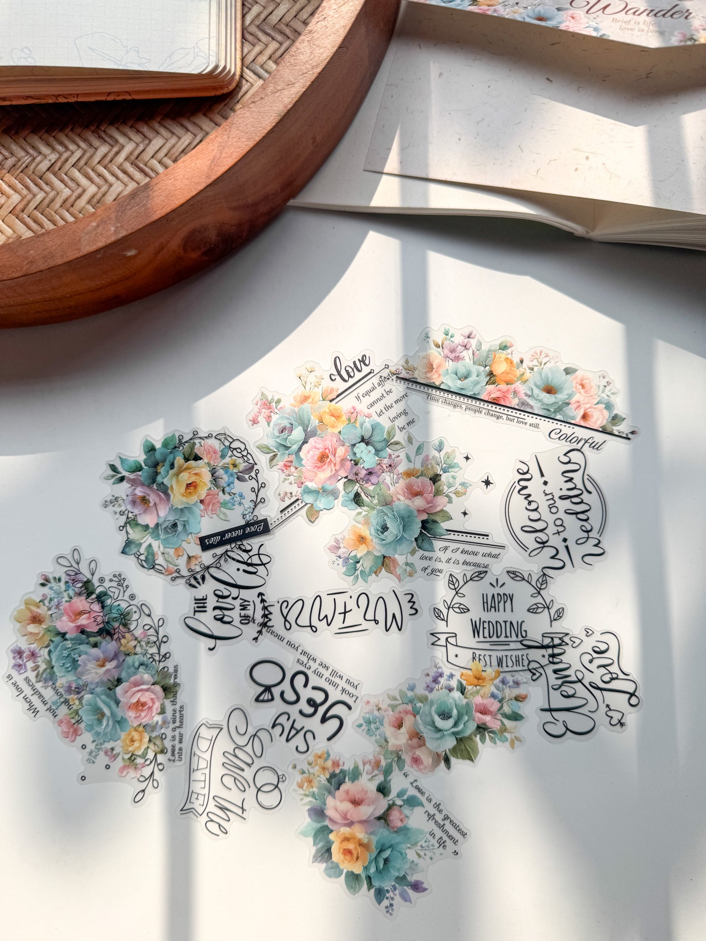 Tysy606 Prism Wander Transparent Pet Sticker | 15 pcs