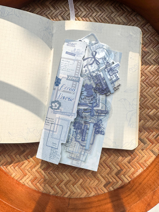 Ysxj605 Verses Collection Transparent Sticker Set | 10 pcs