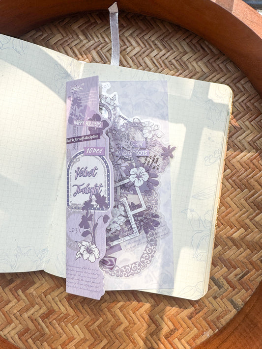 Ysxj602 Verses Collection Transparent Sticker Set | 10 pcs