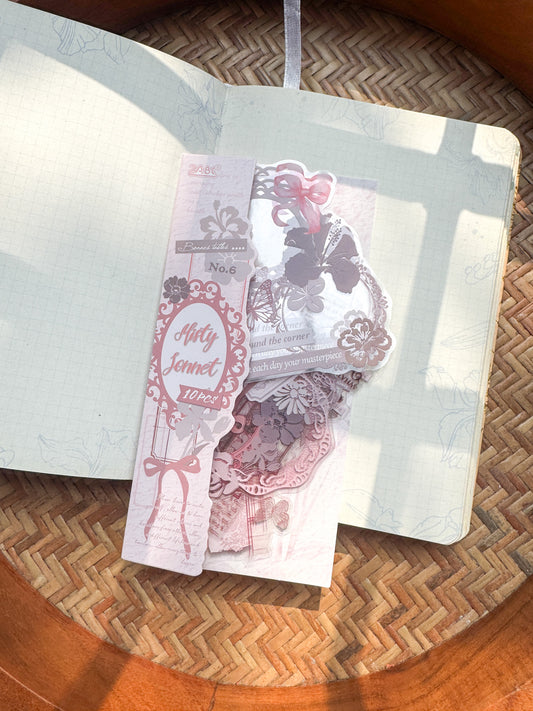 Ysxj601 Verses Collection Transparent Sticker Set | 10 pcs