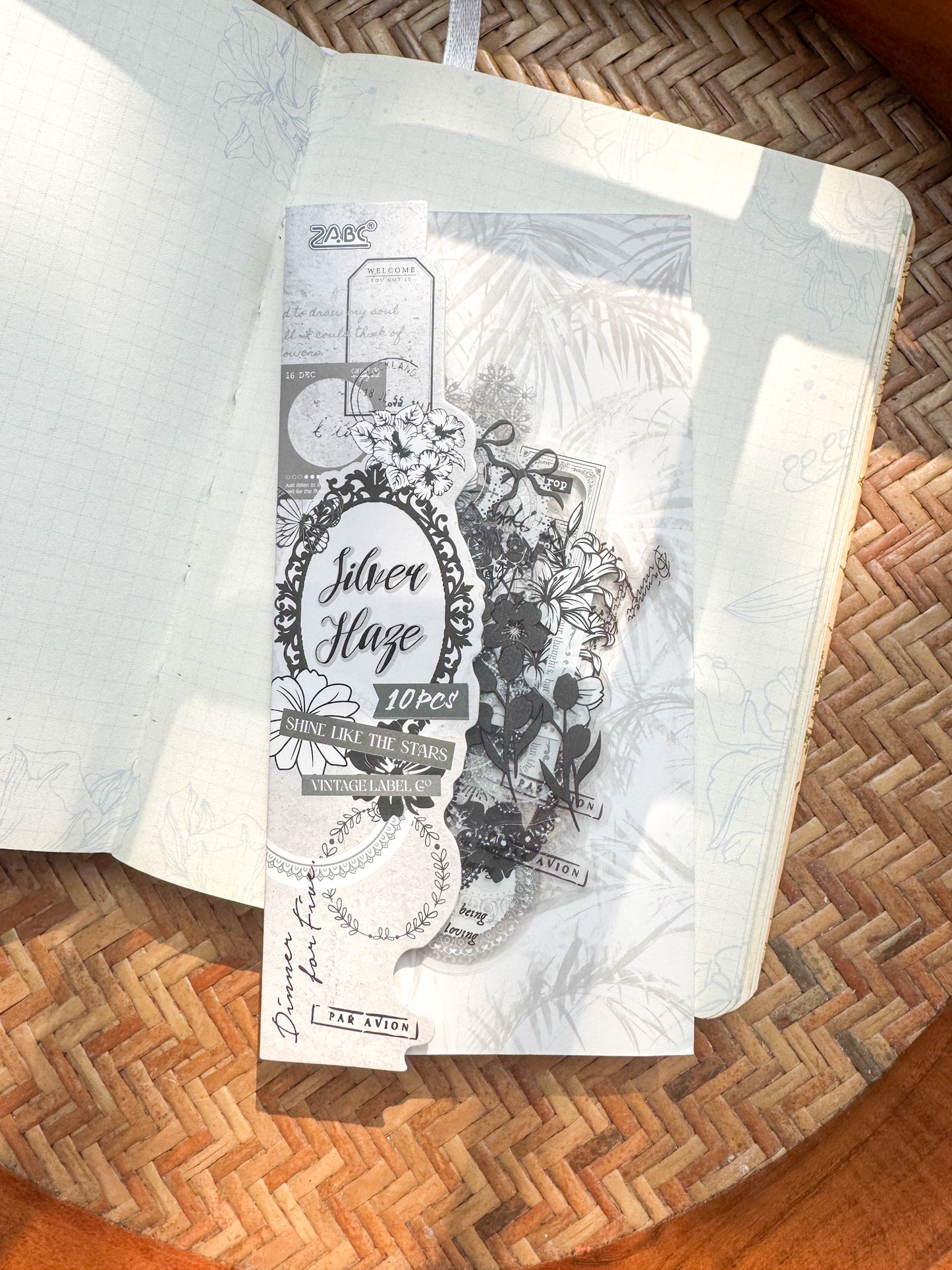 Ysxj603 Verses Collection Transparent Sticker Set | 10 pcs