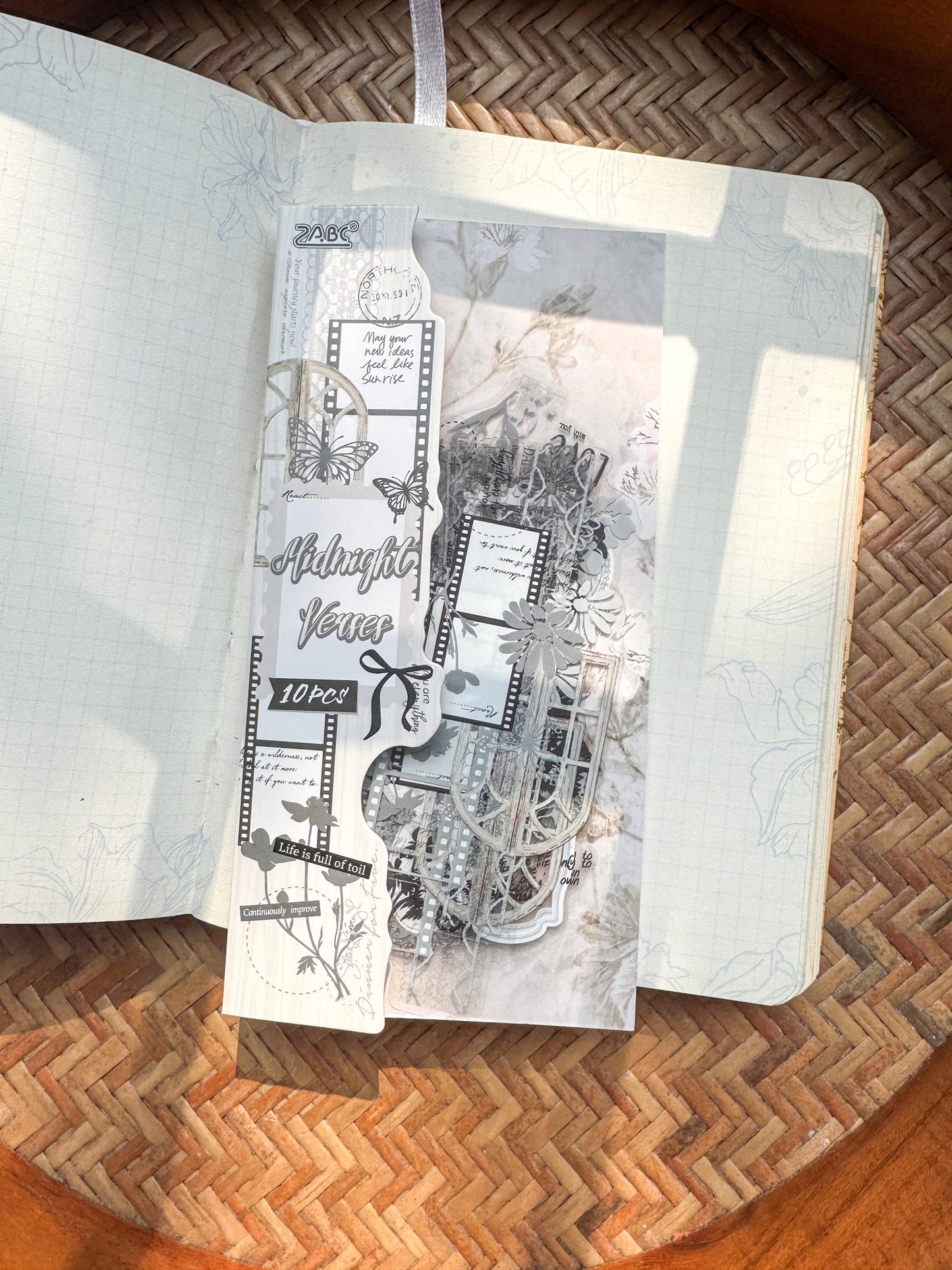 Ysxj606 Verses Collection Transparent Sticker Set | 10 pcs