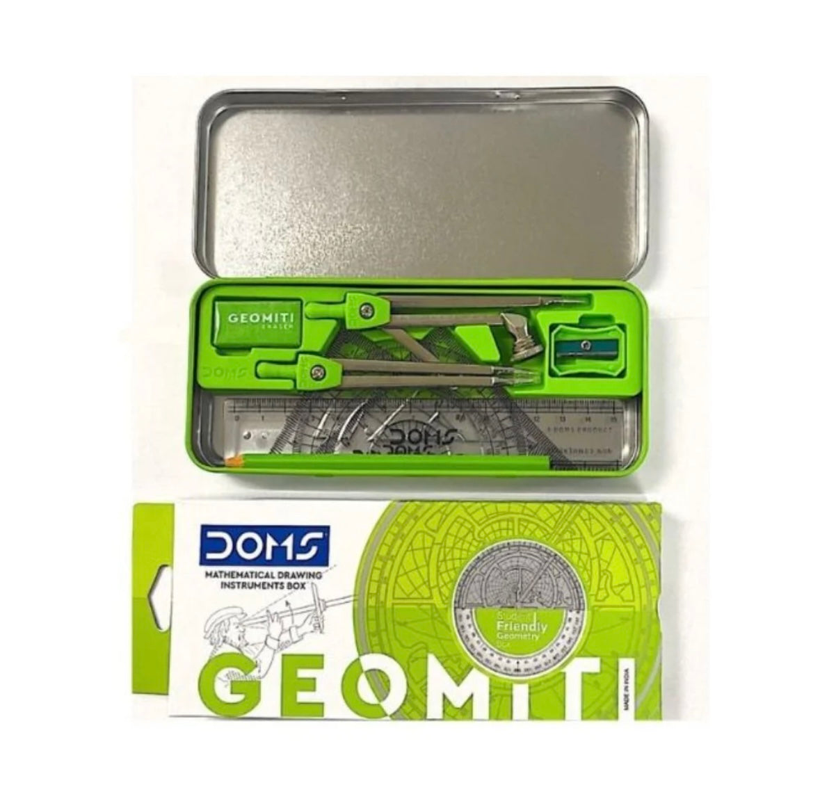 Doms Geomit Mathematical Instrument Box | Geometry Box – Adriti's Home