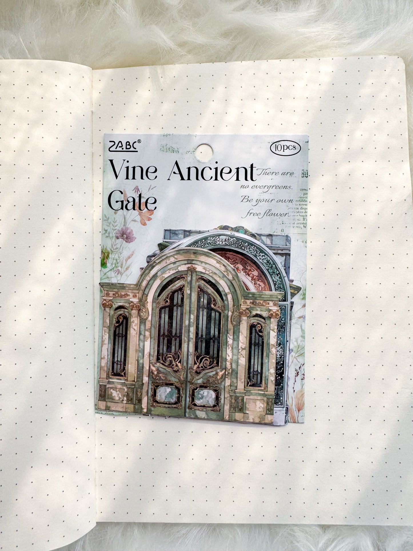 Ljml603 Gate Paper Sticker Vintage Gates | 10 pcs