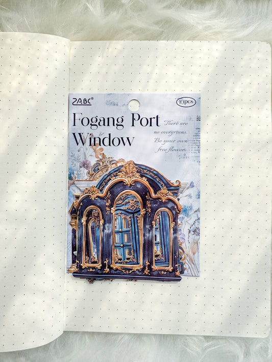 Ljml602 Gate Paper Sticker Vintage Gates | 10 pcs